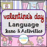 Valentine's Day Picture Scene for Speech Therapy - Language Scene
