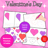 Valentine's Day Learning Colors Activity Pack (Montessori,
