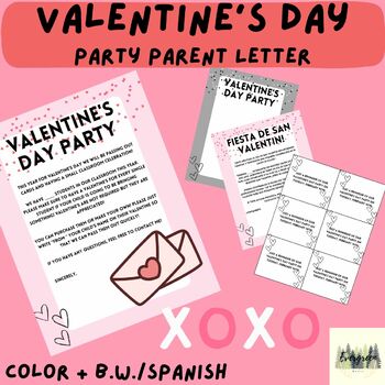 Preview of Valentine's Day Letter Home To Parents
