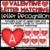 Valentine's Day Letter Matching ABC Letter Recognition Lit