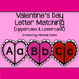 Valentine's Day Letter Matching Cards (Uppercase & Lowerca