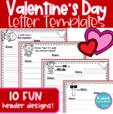 Valentine's Day Letter Templates - Writing