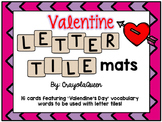 Valentine's Day Letter Tile Mats