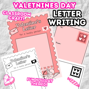 Preview of Valentine's Day Letter Writing - Classroom Craft