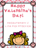 Valentine's Day Line Plot & Measurement FREEBIE