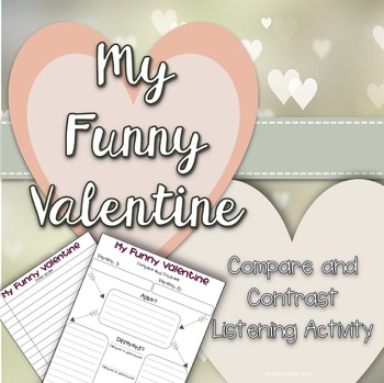 Preview of Valentine's Day Listening Activity - "My Funny Valentine"