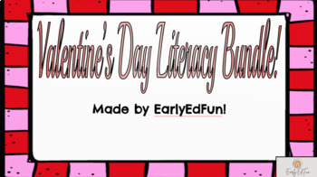 Preview of Valentine's Day Literacy Bundle!