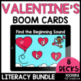 Valentine's Day Literacy Bundle Boom Cards™ - February Boo