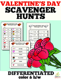 Valentine's Day Literacy Center: Valentine's Day Scavenger Hunt