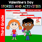 Valentine's Day Literacy Reading Comprehension 3rd grade |