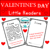 Valentine's Day Little Reader and Create Your Own Book