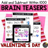 Valentine's Day Logic Puzzles | Add and Subtract within 1000