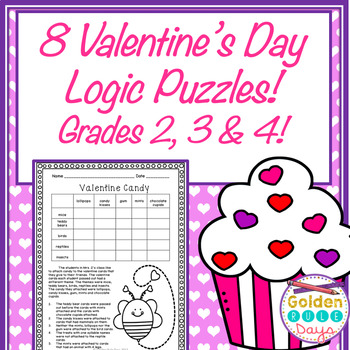 Preview of Enrichment Activities Valentine's Day Logic Puzzles Critical Thinking