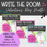 Valentine's Day "Love-Bug" Write the Room Bundle - Math!