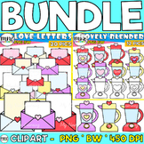 Valentine's Day Love Letters And Blenders pastel Colors Cl