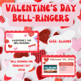Valentine's Day Lyrics ELA Bell-ringers- Digital Resource