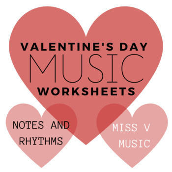 Preview of Valentine's Day MUSIC Worksheets