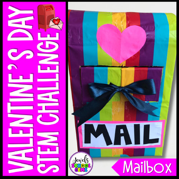 Preview of Valentine’s Day Mailbox February STEM Challenge FUN Valentines Day Activities