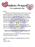 Valentine's Day Mailbox Project - Letter to Parents (Fully