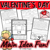 Valentine's Day Worksheets and Activities for Main Idea an