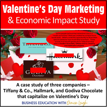 Preview of Valentine's Day Marketing Class - Economic Impact Case Study Activity Lesson