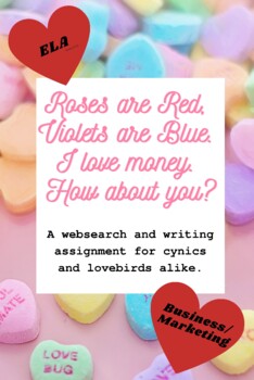 Preview of Valentine's Day Marketing and Business Websearch/Webquest