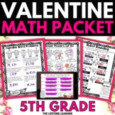 Valentine's Day Math | 5th Grade Math Activities
