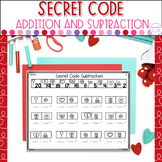Valentine's Day Math Activities Addition and Subtraction W