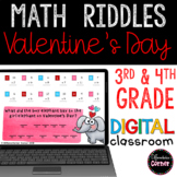 Valentine's Day Math Activities: Digital Google Classroom Slides