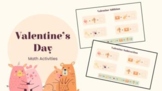 Valentine's Day Math Activities *Editable* GOOGLE SLIDES