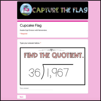 Capture The Flag: Long Division Game- 6.NS.2