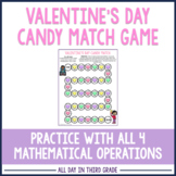 Valentine's Day Math Activity | Candy Match Game