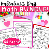 Valentine's Day Math - Addition, Subtraction, Number Lines