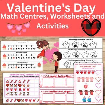 Preview of Valentine's Day Math Bundle