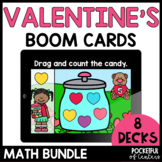 Valentine's Day Math Bundle Boom Cards™ - February Boom Cards™