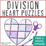 DIVISION Heart | Mother's Day Craft Card Activity Mystery 