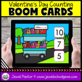 Valentine's Day Math Centers Game | Digital Counting Activ