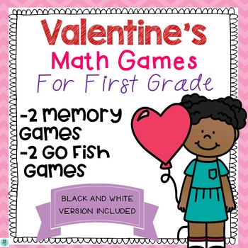 Preview of Valentine's Day Math Centers Games