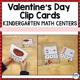 Valentine's Day Math Clip Cards