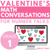 Valentine's Day Math Conversations for Number Talks, 1st G