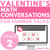 Valentine's Day Math Conversations for Number Talks, 2nd G