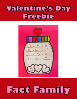Preview of Valentine's Day Math Craft Freebie