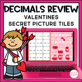 Valentine's Day Math Decimals - Addition, Subtraction, Com