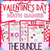 Valentine's Day Math Game Bundle