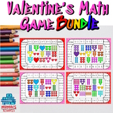 Valentine’s Day Math Games Bundle | Elementary & Middle Sc