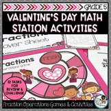 Valentine's Day Math Games | Operations with Fractions