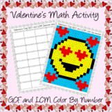 Valentine's Day Math GCD & LCM Activity