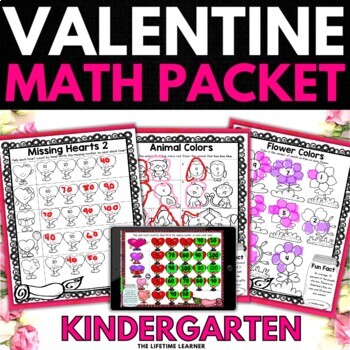 Preview of Valentine's Day Math Kindergarten