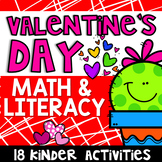 Valentine's Day Math & Literacy Activities- Kindergarten