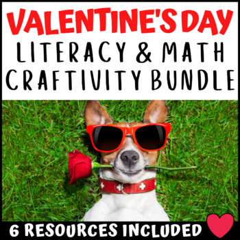 Preview of Valentine's Day Math & Literacy BUNDLE